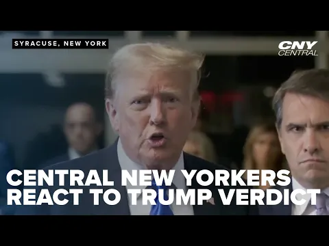 Download MP3 Central New Yorkers react to Trump's guilty verdict in historic hush money trial