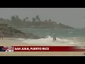 Hurricane Dorian brings wind choppy water to San Juan
