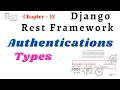 Authentications in Django Rest Framework