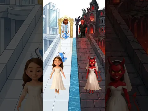 Ángela doctora 🩺😇 vs Virus mujer diablo 😈🦠 — ¿Quién gana 🤔 #jesus  #trivia #quiz