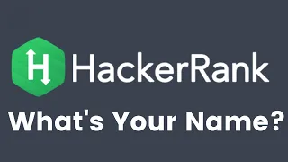 HackerRank - What s Your Name Python