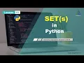 L15 Sets in Python Python Tutorial for Beginners