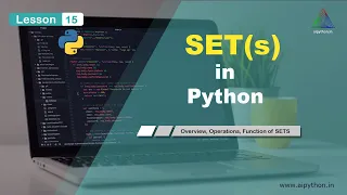 L15 Sets in Python Python Tutorial for Beginners