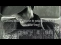 Songs About Rain- Gary Allan (lyrics)