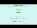Cash Register Manager HTML5 CSS3 JavaScript