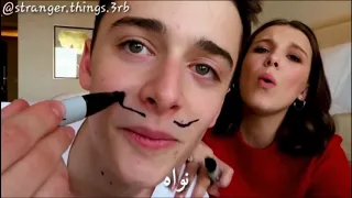 فيديو له ميلي بوبي براون معا  نواه شناب فيديو من قناه نواه مترجم                    دندنها