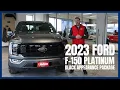 2023 Ford F-150 Platinum Review Black Appearance Package 75th Anniversary and New Features
