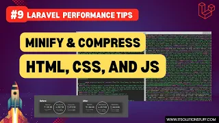 Minify and Compress HTML CSS and JS Laravel Performance Tips