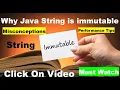What is String Why String is Immutable in Java What is an immutable object Core Java Interview