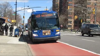 MTA NYCT Bus 2017 New Flyer XD60 Xcelsior M15 Bus 2nd Ave E 106 St