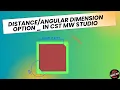 CST Studio Suite Basics for Beginners - How to mark the dimension in CST