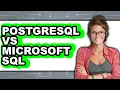 PostgreSQL vs Microsoft SQL - 2025 Comparison