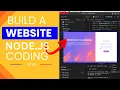 Building a Website with Node js React js and Tailwind CSS