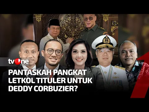 Pantaskah Pangkat Letkol Tituler untuk Deddy Corbuzier?