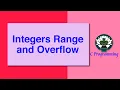 68 Integers Range and Overflow