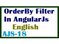 OrderBy Filter In AngularJs English-vlr training