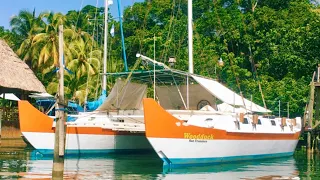 Wharram Pahi 42 Project Boat Tour & Update from Luckyfish – Ep 101 Sailing Luckyfish