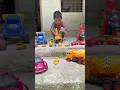 Lagu jcb pushing yellow beku kren car crash 💥😱#toys #jcb #jcbtractor