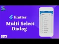 Multi Select Dialog in Flutter using GetX Flutter GetX