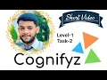 Web Development Intern Level-1 Task-2 with Cognifyz Technologies