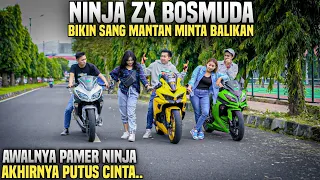 Download GARA2 NINJA ZX MANTAN BOS MUDA NGAJAK BALIKAN!! AWALNYA DIPAMERIN NINJA ENDINGNYA DIPUTUSIN!!Lihat.. MP3