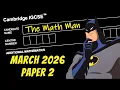 IGCSE Add Math Feb 2026 Paper 2 26 26