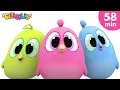 Download Lagu Five Little Birds | Top Best Animated Movies | Cartoons \u0026 Baby Songs