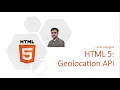 HTML 5 Geolocation API