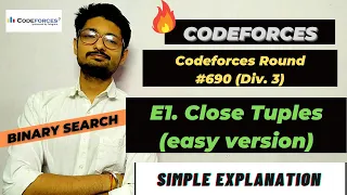 E1 Close Tuples easy version Codeforces Round Div 3 CODE EXPLAINER