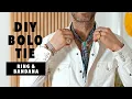 How To Make A Bolo Tie all you need is a ring bandana