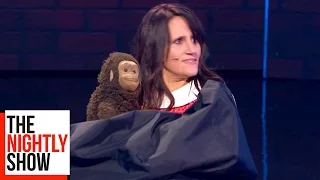 Nina Conti Has Some Fun with Her Monkey The Nightly Show