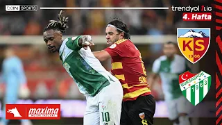Kayserispor - Bursaspor 4 Hafta Mac OZETI Trendyol 1 Lig