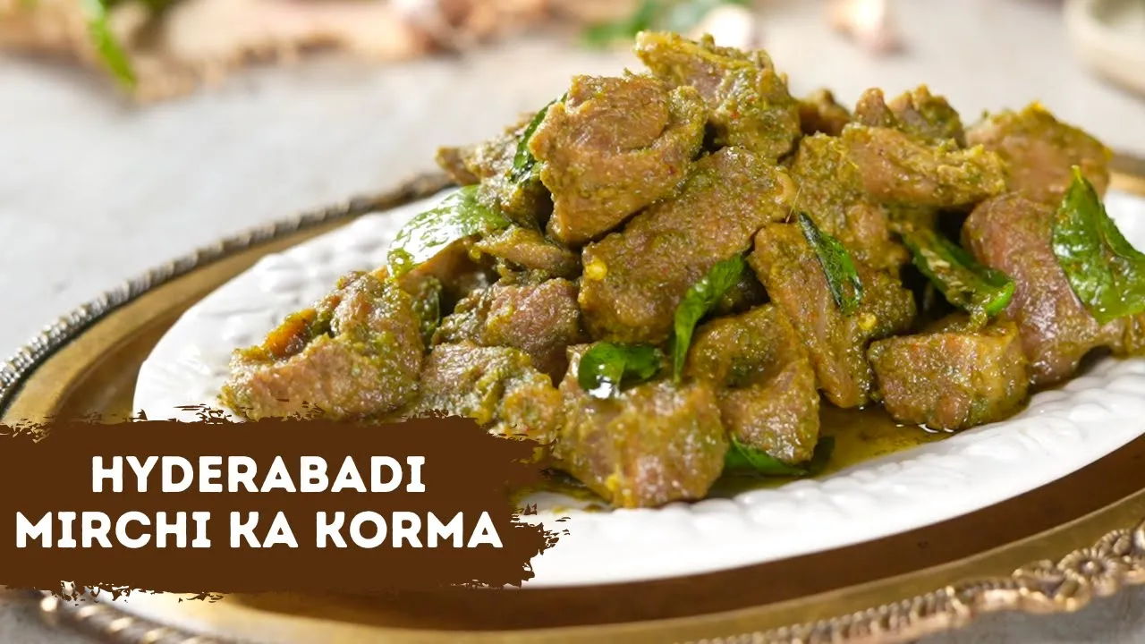 Hyderabadi Mirchi Ka Korma            Sanjeev Kapoor Khazana