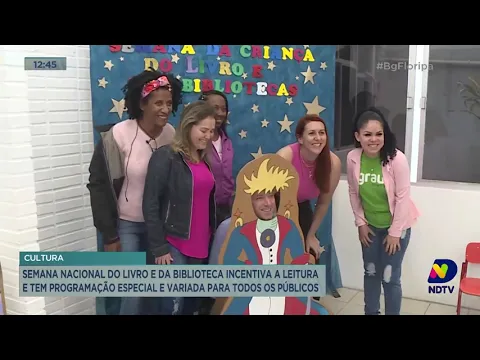 Semana Nacional do Livro e da Biblioteca tem programação especial e variada para todos os públicos