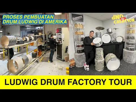 Download MP3 PEMBUATAN DRUM LUDWIG DI AMERIKA.. PANTES MEREKA MENDUNIA!