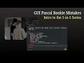 5 Rookie Mistakes in 5 Minutes Series Intro