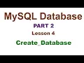 php tutorial MySQL Database hindi part 2 Create Database