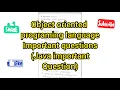 important questions degree 4th sem