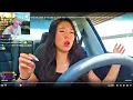 Mentally challenged streamer ExtraEmily Nearly causes a crash LIVE on stream