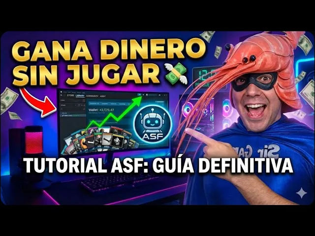 Gana Dinero en Steam SIN JUGAR: Tutorial ArchiSteamFarm (ASF) 💸