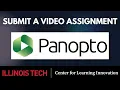 Submit a Panopto Assignment in Canvas