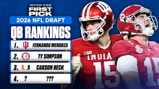 How Far Ahead Of Other QBs Is Fernando Mendoza FINAL 2026 NFL Draft Rankings
