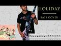 TURNSTILE - HOLIDAY BASS COVER With Tabs