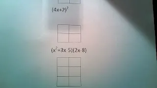 Multiplying Polynomials Box Method