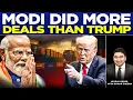Lagu Modi did 100% more Deals as Compared to Trump says US Media : Is US Unhappy over India- EU Deal?