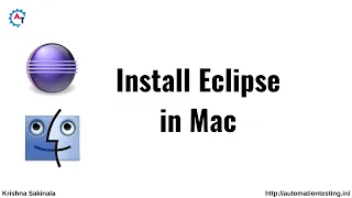 Download and Install Eclipse in Mac Machine Java Tutorial For Beginners Eclipse Installation
