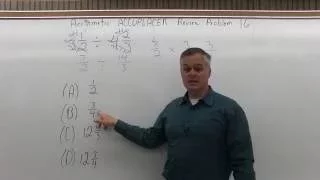 ACCUPLACER Review Arithmetic Problem 16 - Mathematics with Dan Avedikian