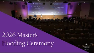 2026 CoBE Master s Hooding Ceremony