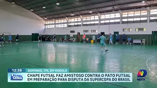 Chapecoense Futsal enfrenta o Pato em amistoso no Oeste de SC