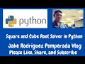 Square and Cube Root Solver in Python